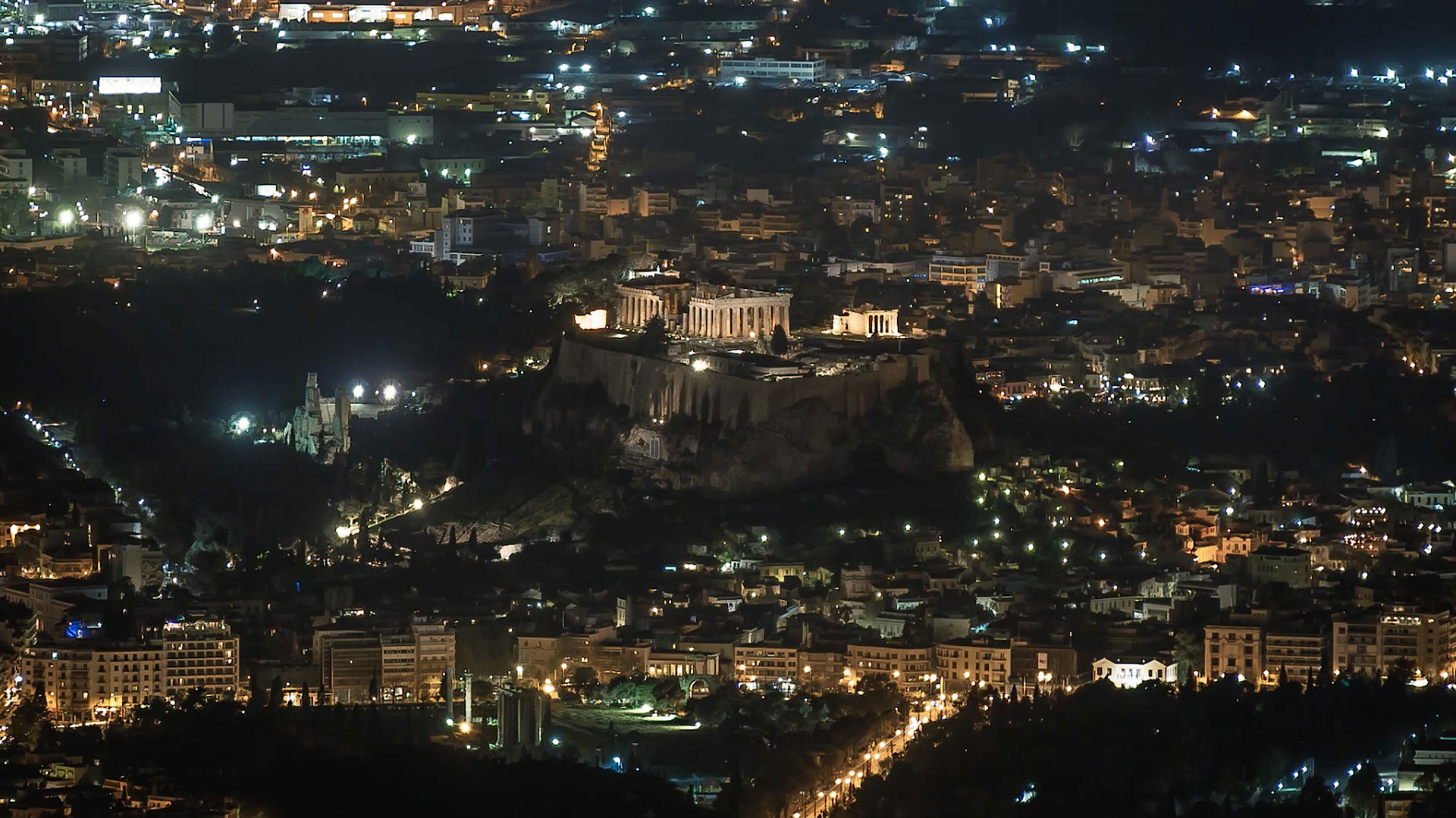It is a temple made of white pentelic marble and . Acropolis Goes Dark For Earth Hour Video Alexandros Maragos