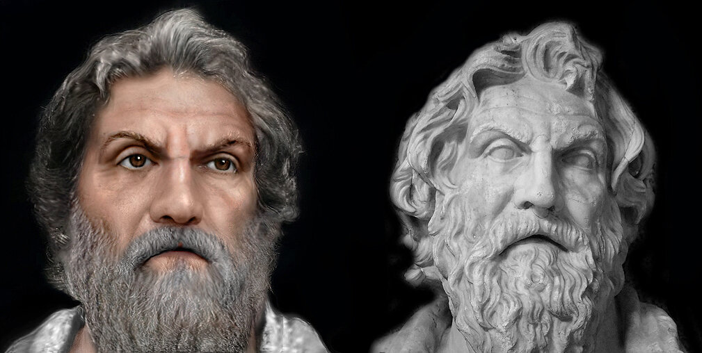 Among them dramatists aeschylus, aristophanes, euripides and sophocles, philosophers aristotle, plato and socrates, historians herodotus, thucydides and . 12 Reconstructed Faces Of Famous Ancient Greek Philosophers Poets Mathematicians And Politicians
