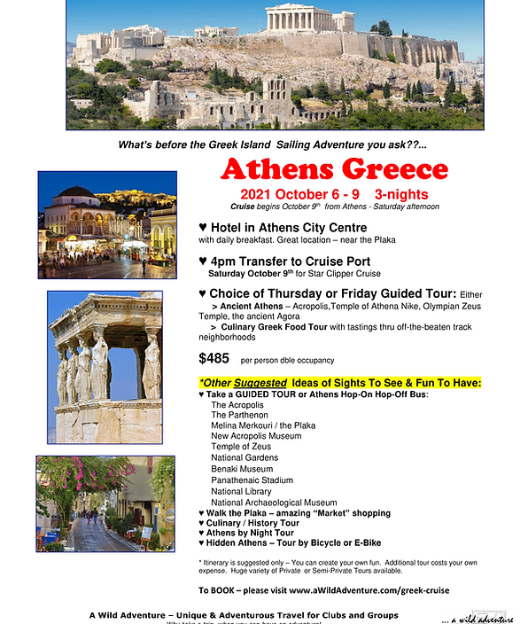 There's a boat for you out there—you just don't know it yet. Greek Island Cruise A Wild Adventure Group Travel