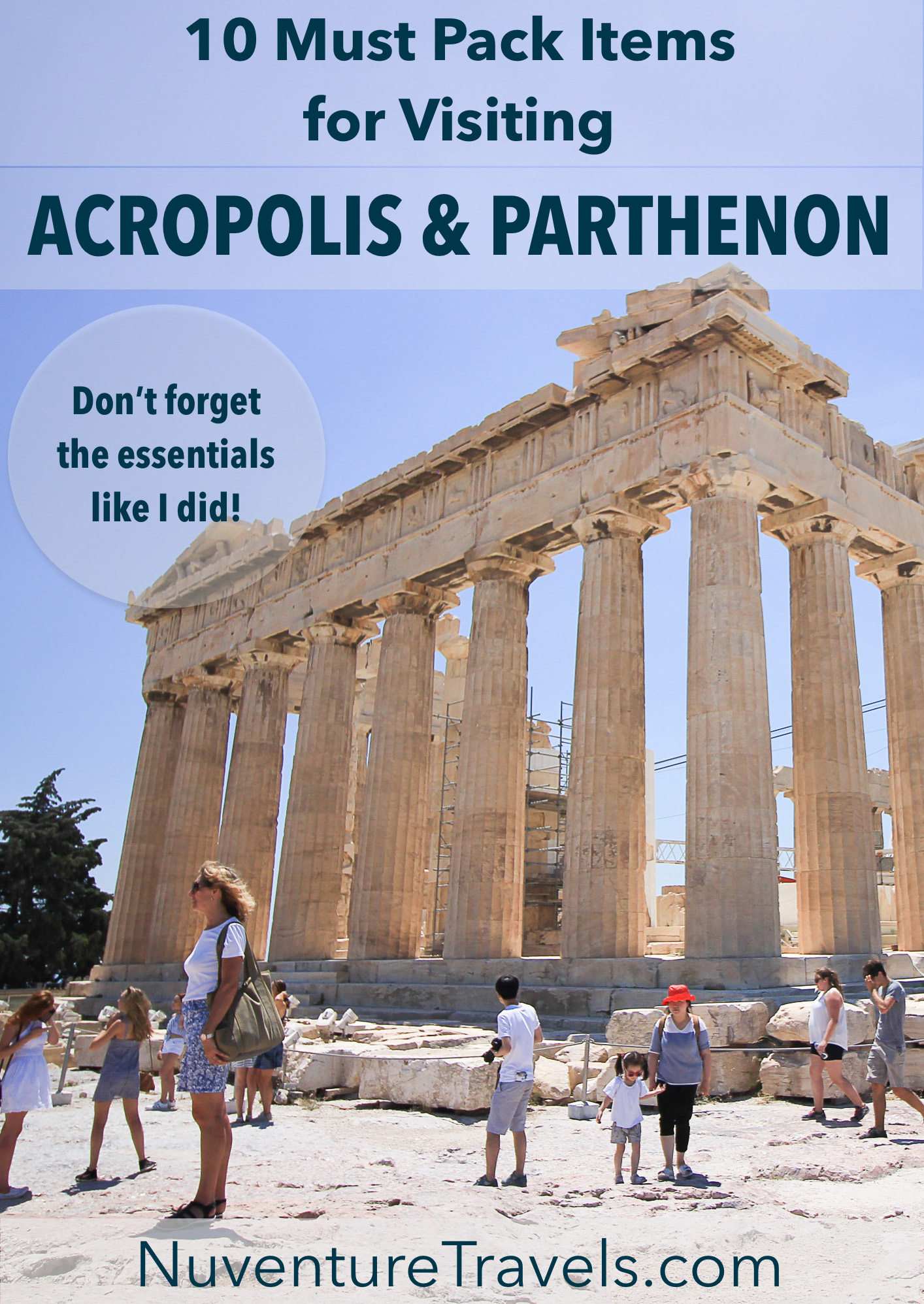 From 1 november to 31 march, a standard ticket costs €10. 10 Things To Pack When Visiting The Parthenon Acropolis In Athens Greece Nuventure Travels