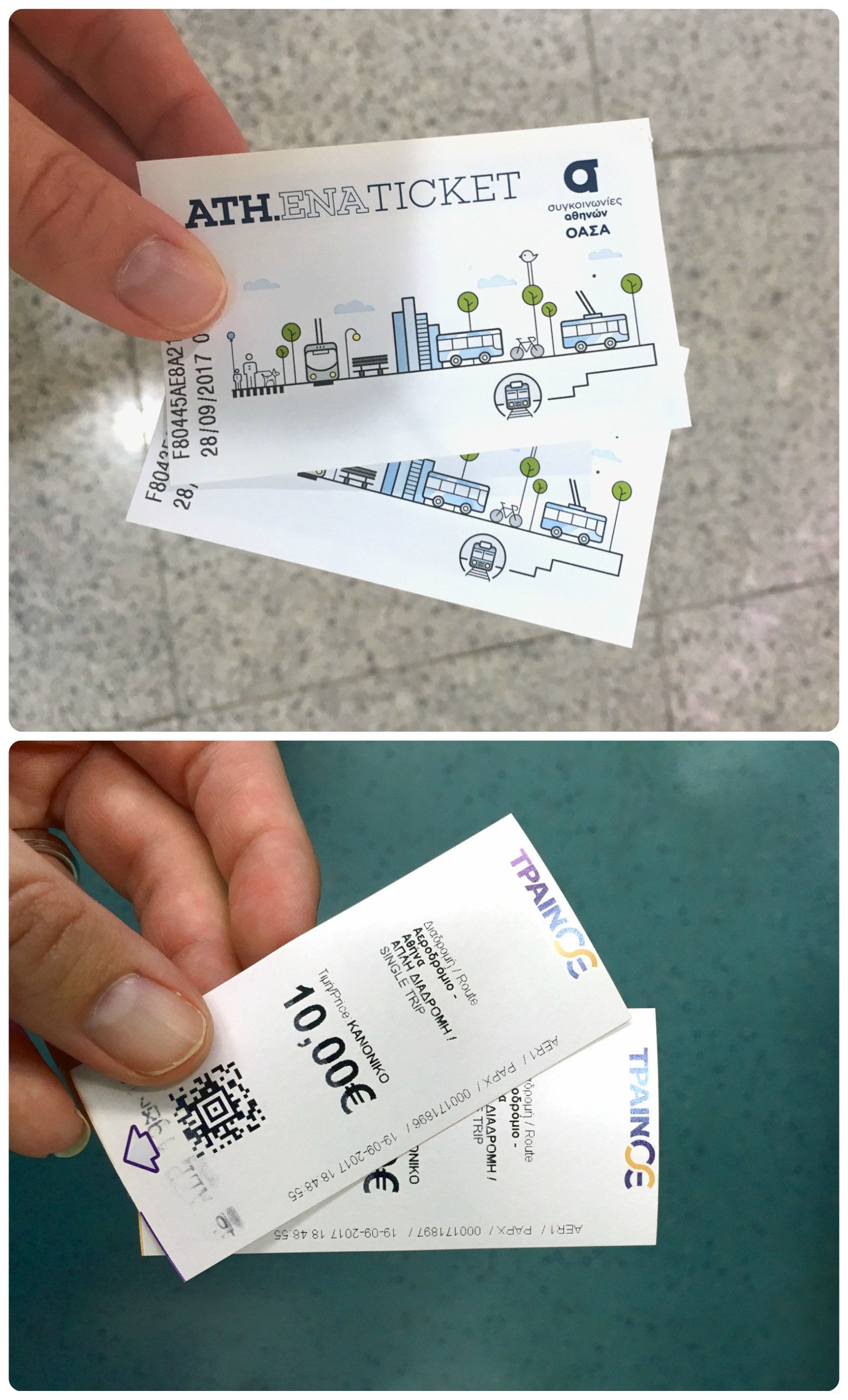 The tourist ticket includes a return trip to the airport plus unlimited transportation in the centre. City Guide To Athens Greece Part 1 Public Transportation Screwtheaverage Com