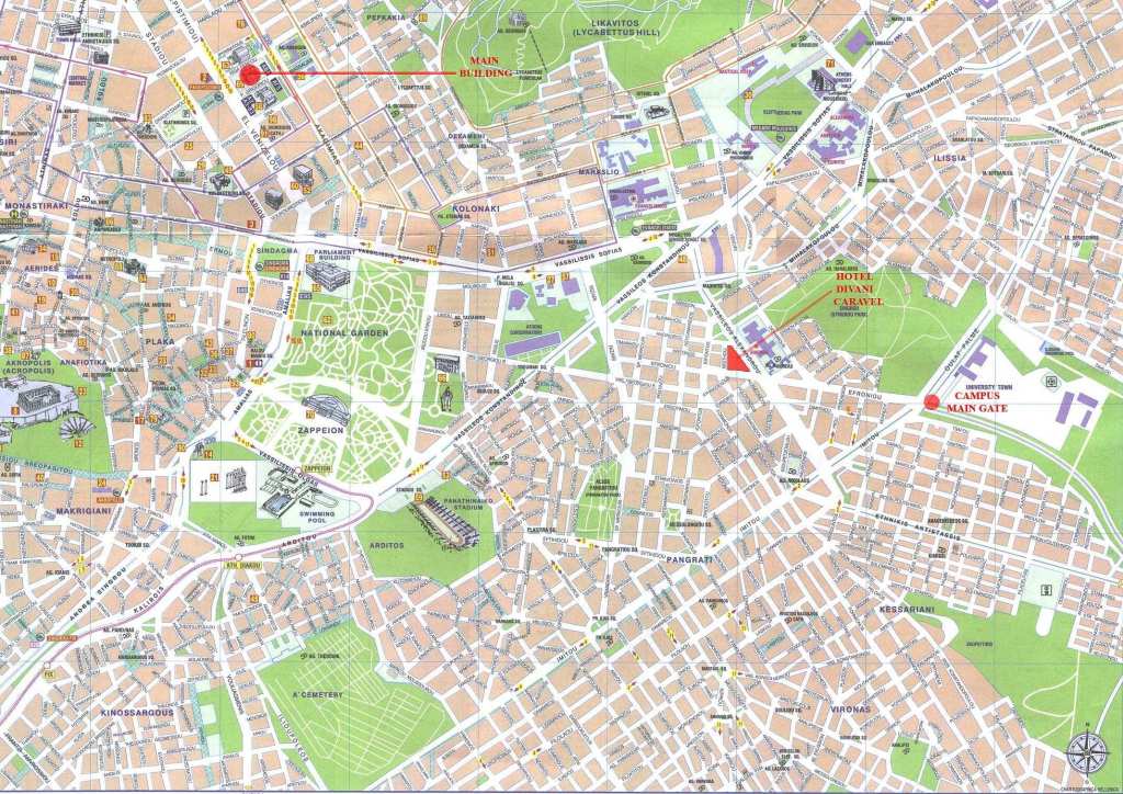Amazing Athens Walking Tour Map&nbsp;Pdf