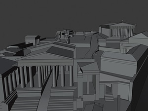 Best Acropolis Of Athens 3D Model