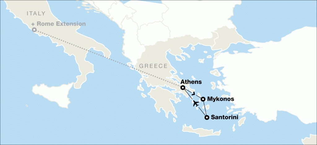 Amazing Athens To Mykonos Drive Time&nbsp;Packages