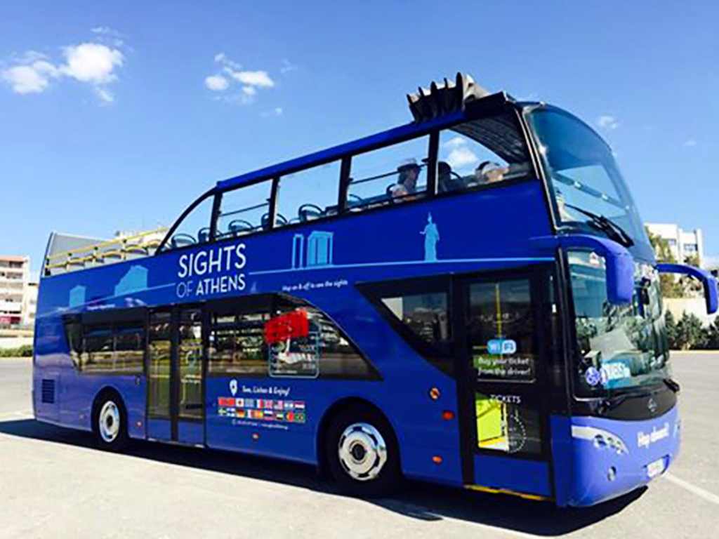 Amazing Tourist Bus Athens Greece