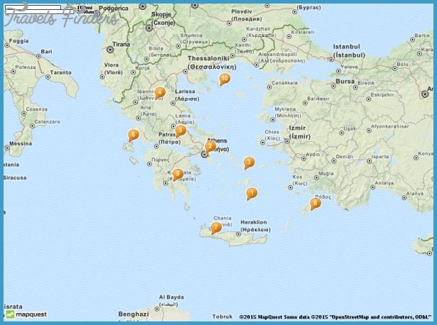 Athens Greece Attractions Map&nbsp;Packages