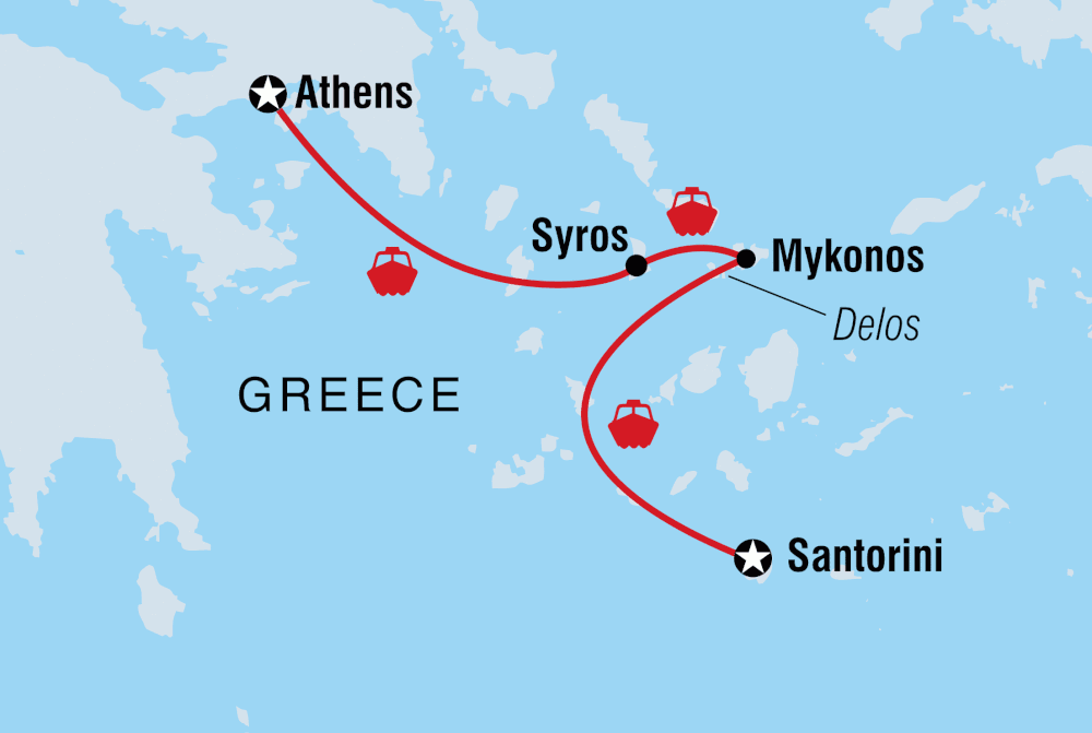 Athens To Mykonos Day Tour Packages