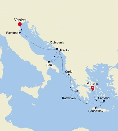 Exploring Cruise Athens To Venice&nbsp;Package