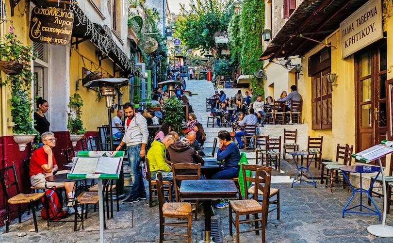 Tourist Neighborhood Athens