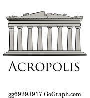 Acropolis Of Athens Clipart Package